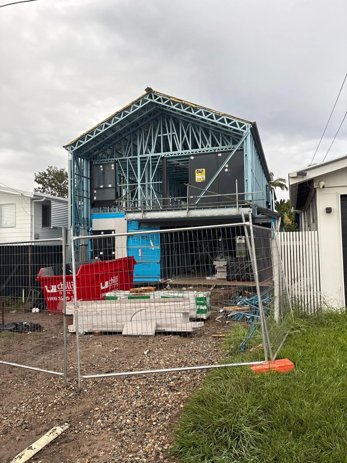 Construction progress documentation by Premier Home Inspections